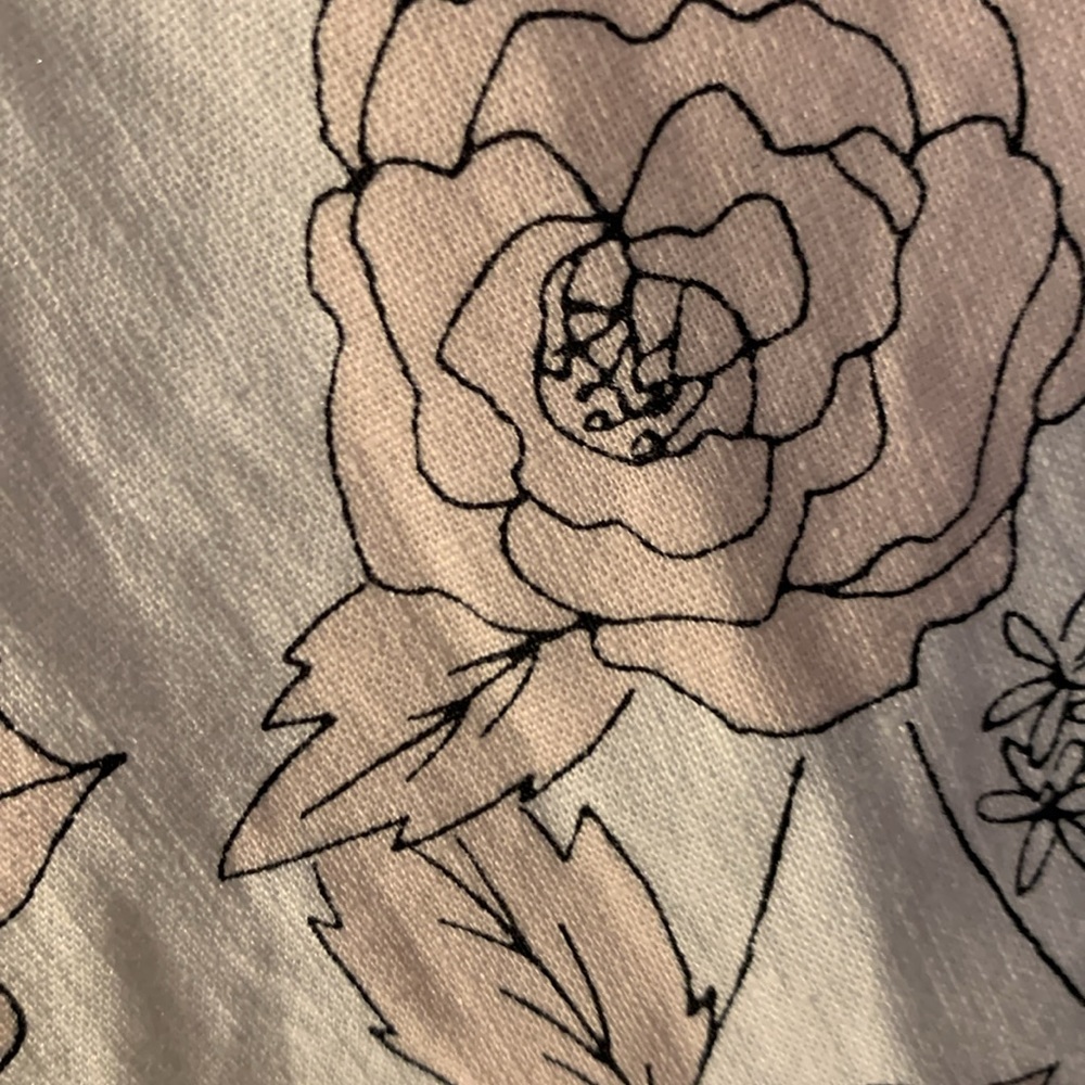 Hope and Henry girls dress. Cream w/ pink rose pattern. Ruffle top lined size 10 - Picture 5 of 14